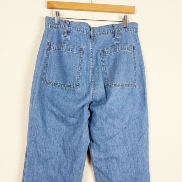 Madewell Relaxed Loose Flare Jeans Size 28 - Picture 4 of 6